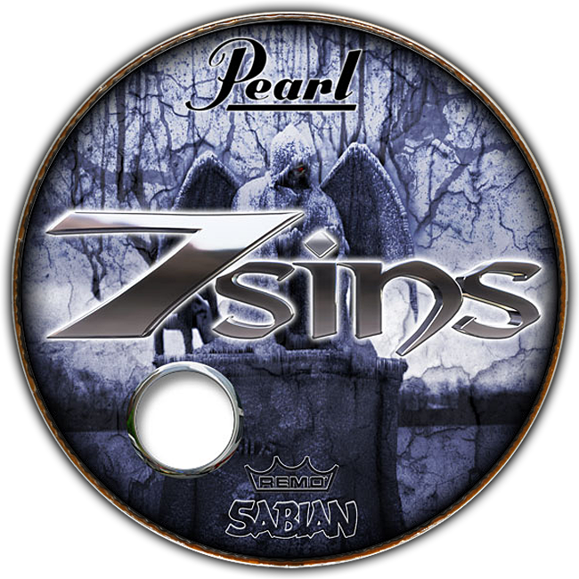 7sins Left 8-2011 - Wall Clock (650x650), Png Download