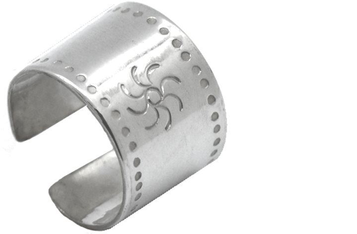 Silver Ring Ot The Sun - Titanium Ring (1024x1024), Png Download