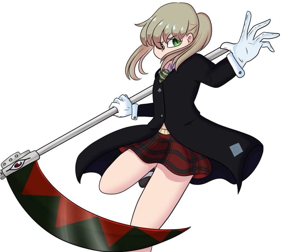Maka Albarn Anime Soul Eater Manga Character - Cartoon (918x819), Png Download