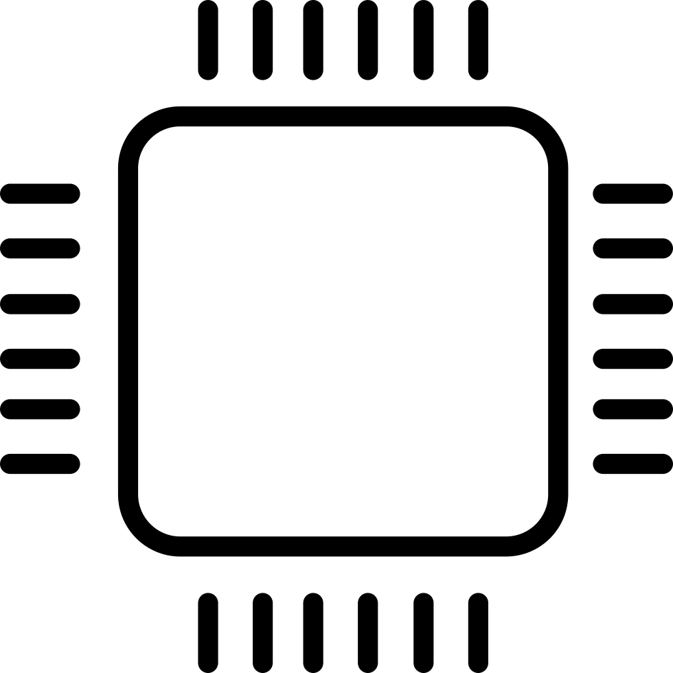 Computer Micro Chip Comments - Computer Chip Icon (980x980), Png Download