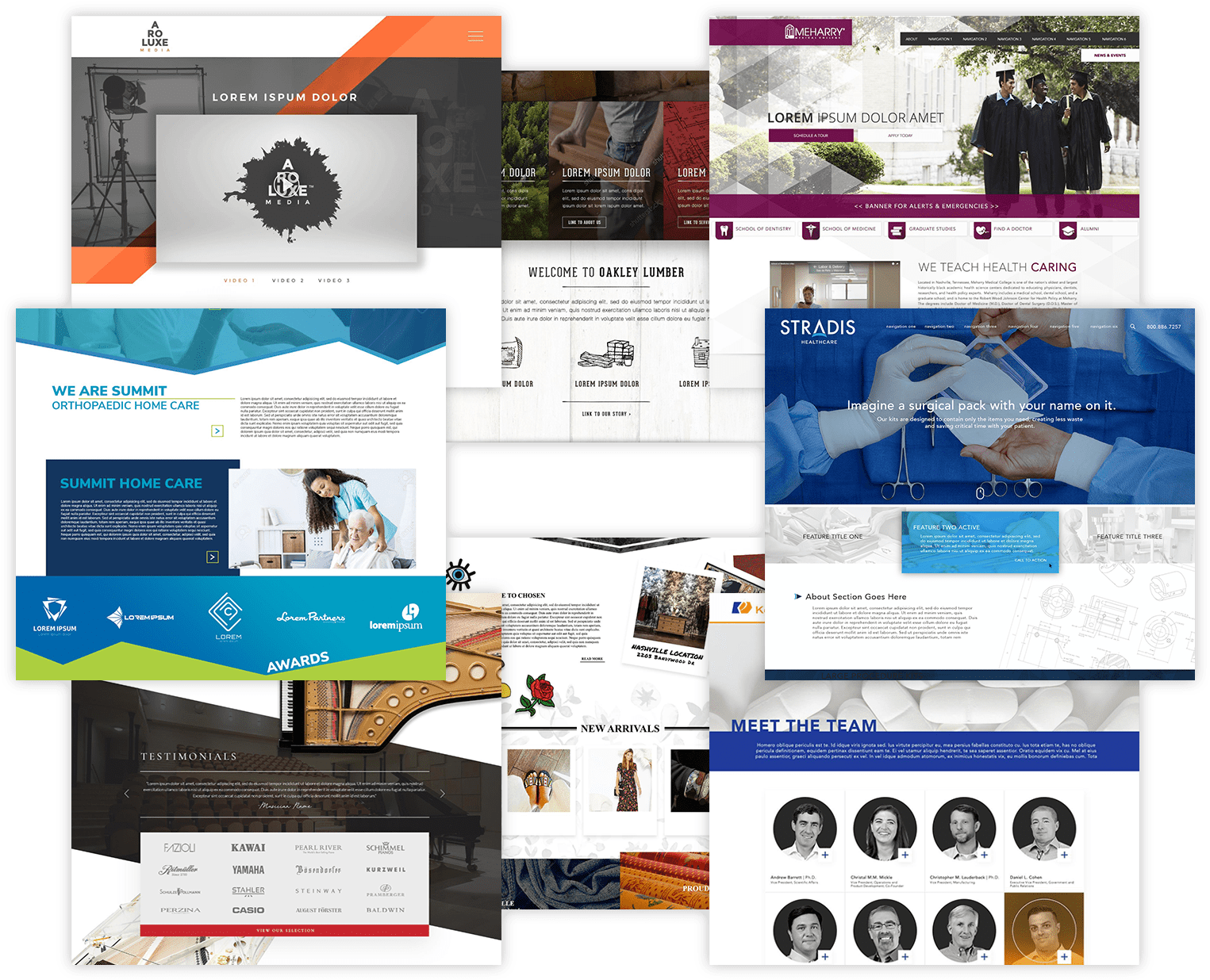 Web Design Franklin Tn Collage - Graphic Design (1640x1268), Png Download