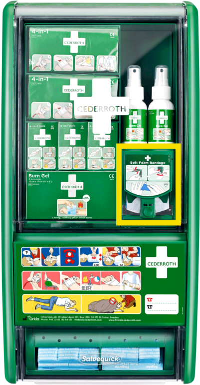 Soft Foam Bandage Blue - Burn Stations (768x768), Png Download