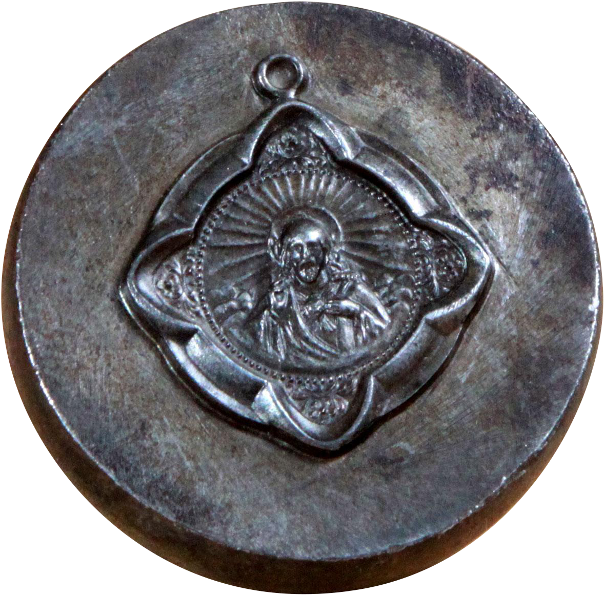 Vintage Religious Jesus - Emblem (1308x1289), Png Download
