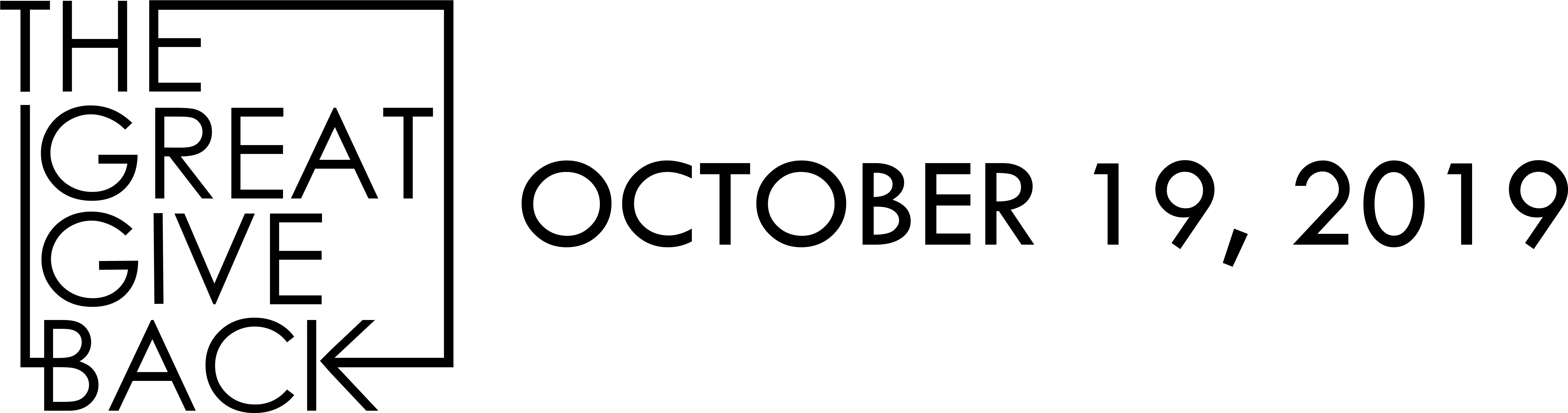 The Great Give Back - Great Rated (10000x2838), Png Download