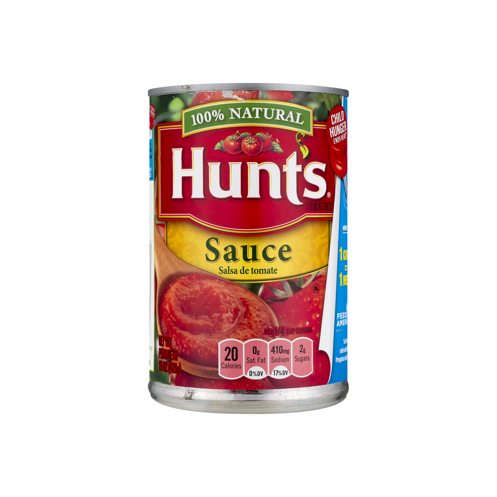 Hunt's Tomato Sauce 15 Oz Cans - Small Can Of Tomato Sauce (1024x1024), Png Download