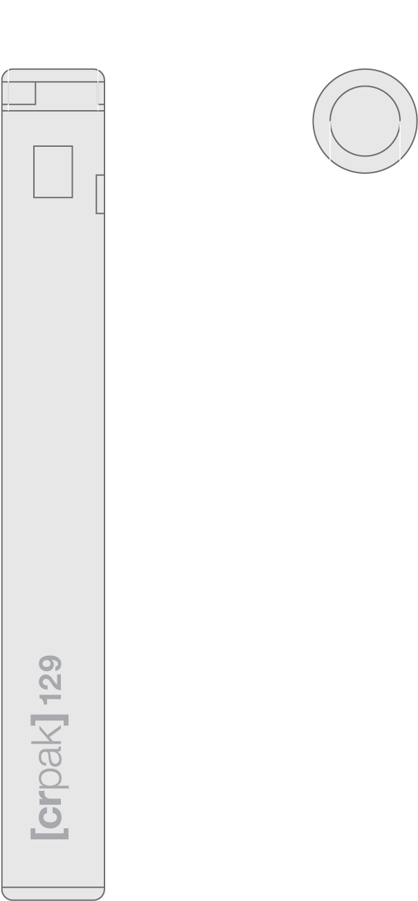 Crpak Tube 129 Meas - Black-and-white (1000x1600), Png Download