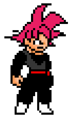 Super Saiyan Rose Goku Black - Cartoon (1024x576), Png Download