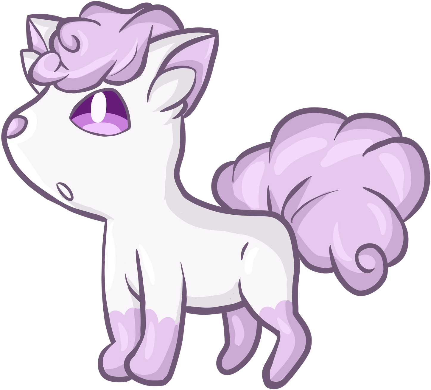 I Know I Could've Done Better On This One, Since Alolan - Cartoon (1920x1357), Png Download