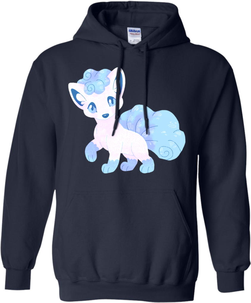 Alola Vulpix Ice T Shirt & Hoodie - Sweatshirt (1024x1024), Png Download