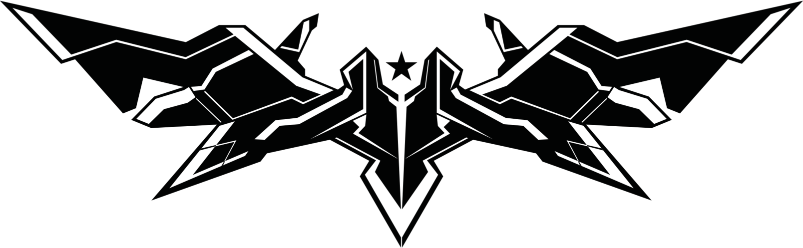 Black Rock Shooter The Game Logo Vector He Da Dof Hike - Black Rock Shooter Logo (1608x497), Png Download