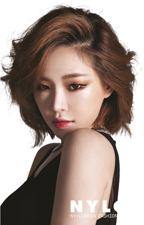 2ne1′s Cl - - Gain Brown Eyed Girls Hair (500x750), Png Download