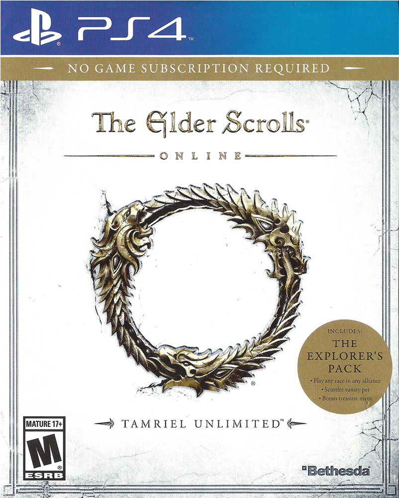 He Elder Scrolls Online Ps4 (1000x1000), Png Download