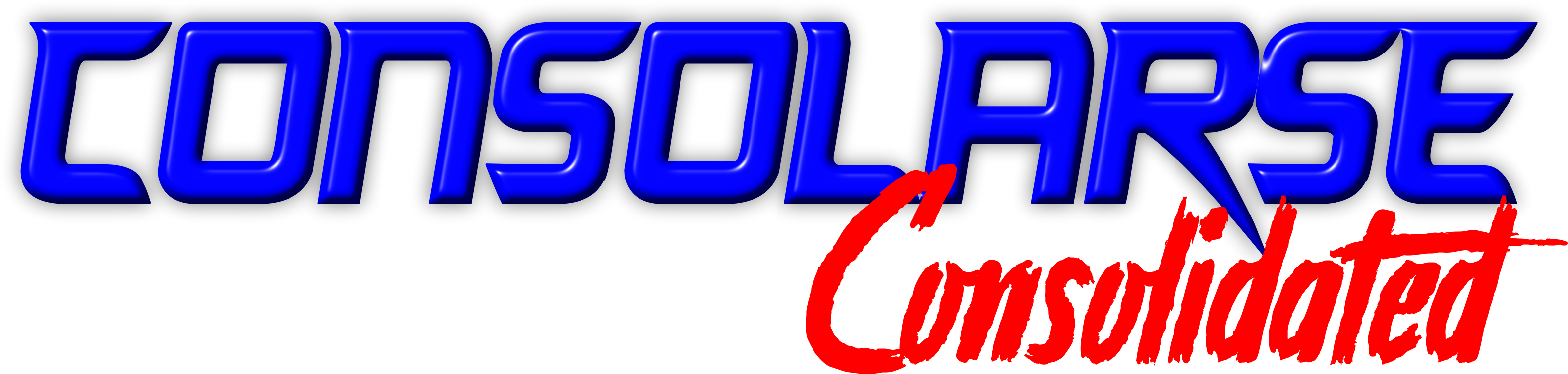Consolarse - Electric Blue (3208x786), Png Download