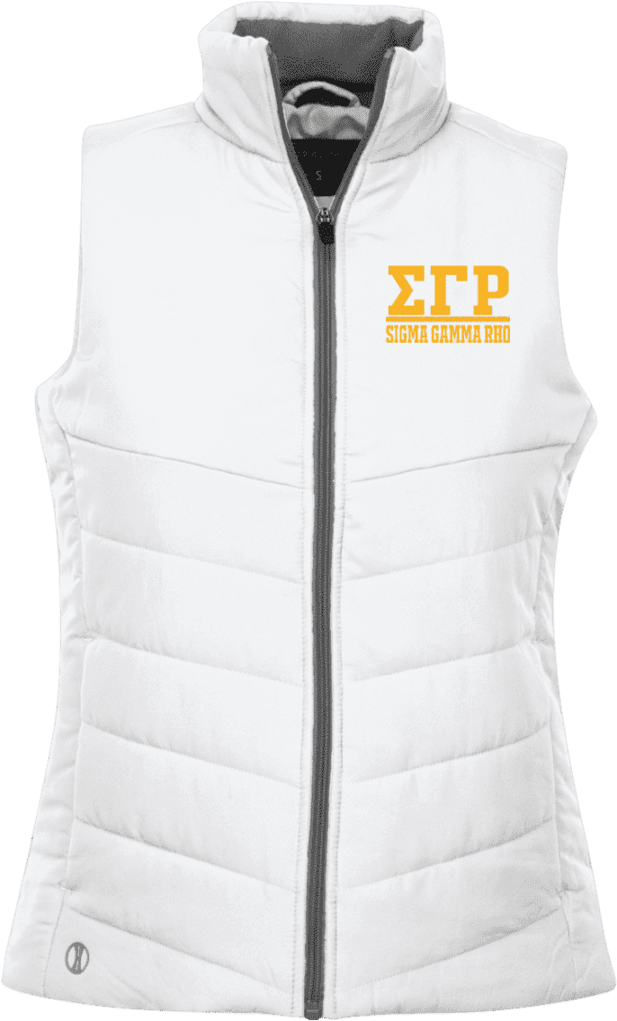 Sigma Gamma Rho - Vest (1155x1155), Png Download
