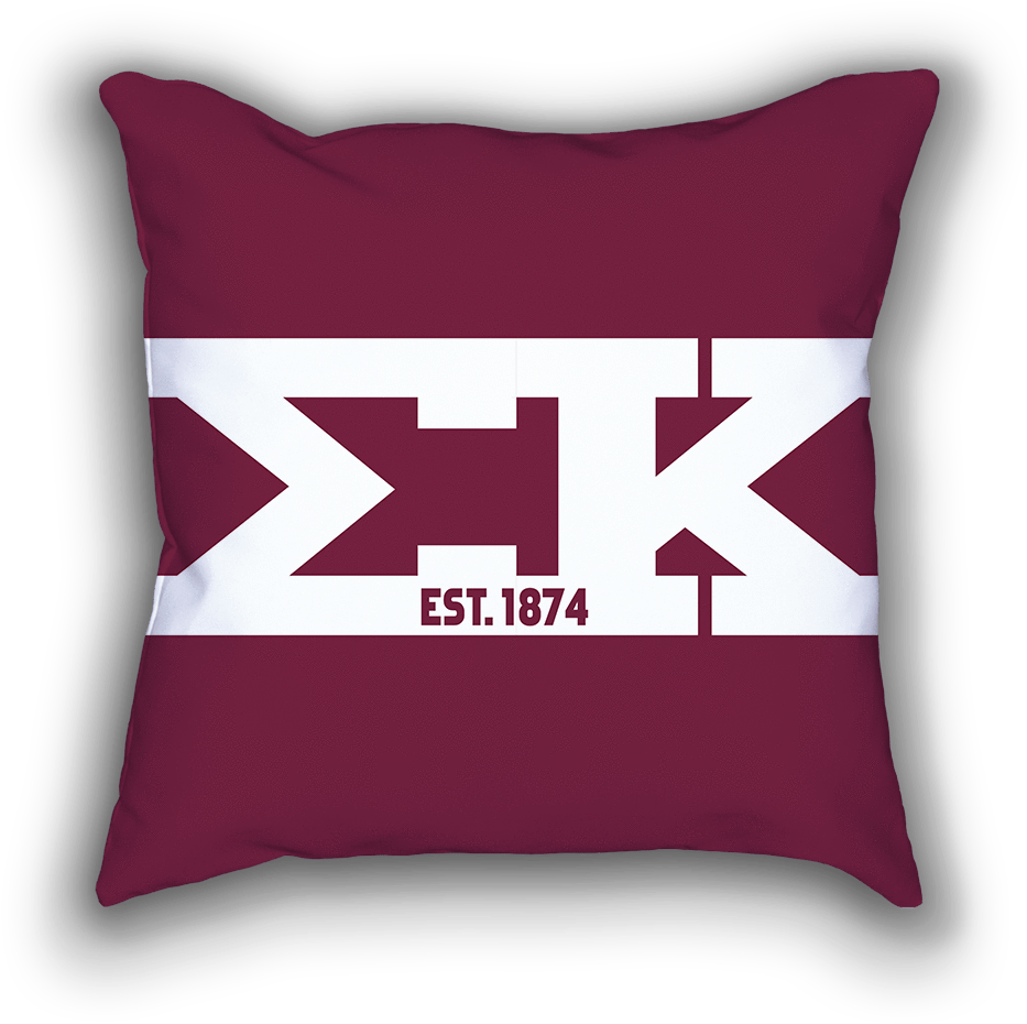 Sigma Gamma Rho Pillow - Cushion (1600x1067), Png Download