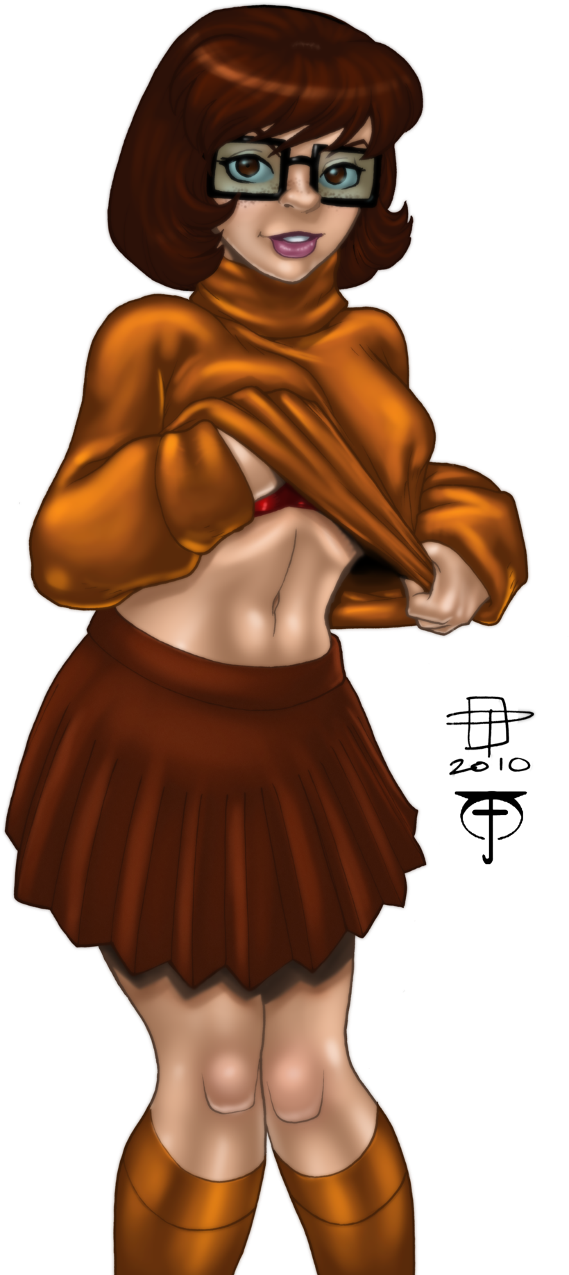 Daphne And Velma, Velma Dinkley, Cartoon Characters, - Velma Dinkley (900x1882), Png Download