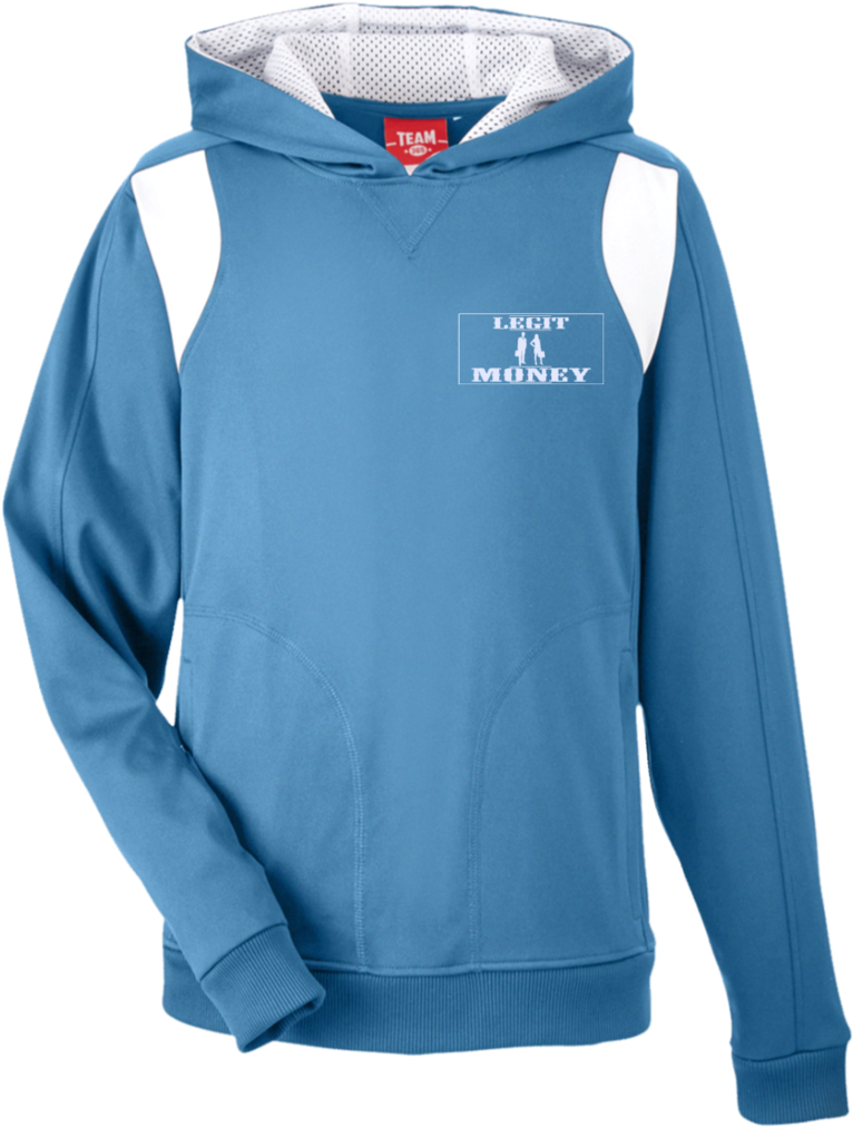 Legit Money Team 365 Youth Colorblock Poly Hoodie - Hoodie (1024x1024), Png Download