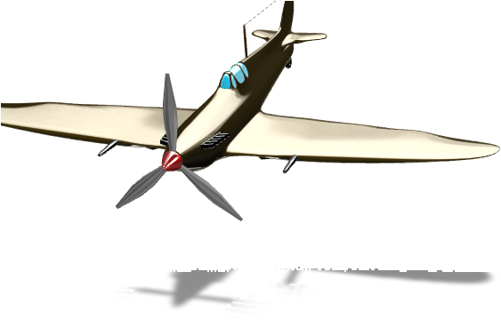 Spitfire Mk Ix - Monoplane (758x569), Png Download