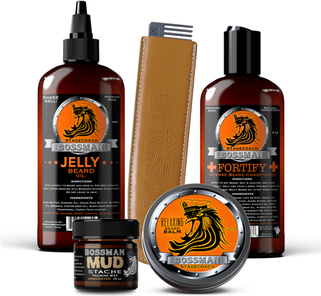 Complete Facial Hair Care Package - Beard Oil (630x630), Png Download