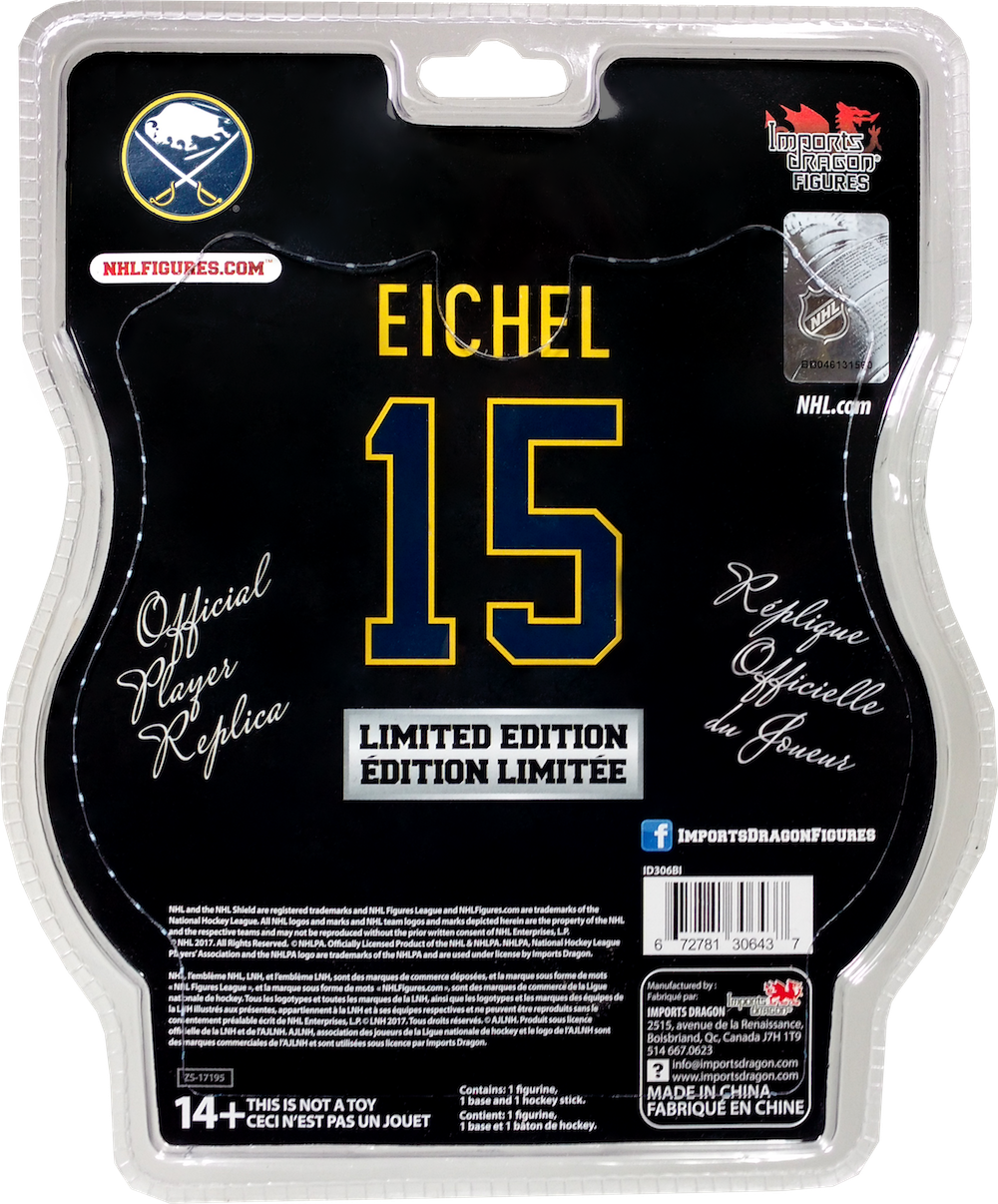 2018 Imports Dragon Nhl 6-inch Figures - Buffalo Sabres (1000x1206), Png Download