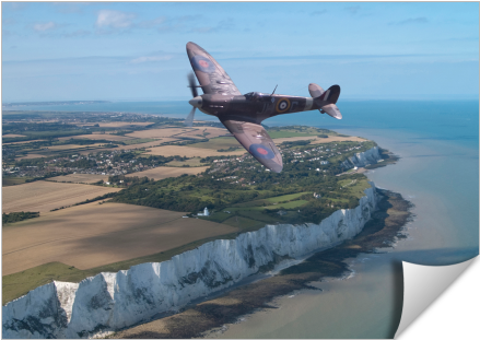 Spitfire Over England - Spitfire Phone (674x516), Png Download