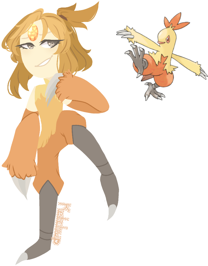 Pokemon Combusken (1000x1000), Png Download