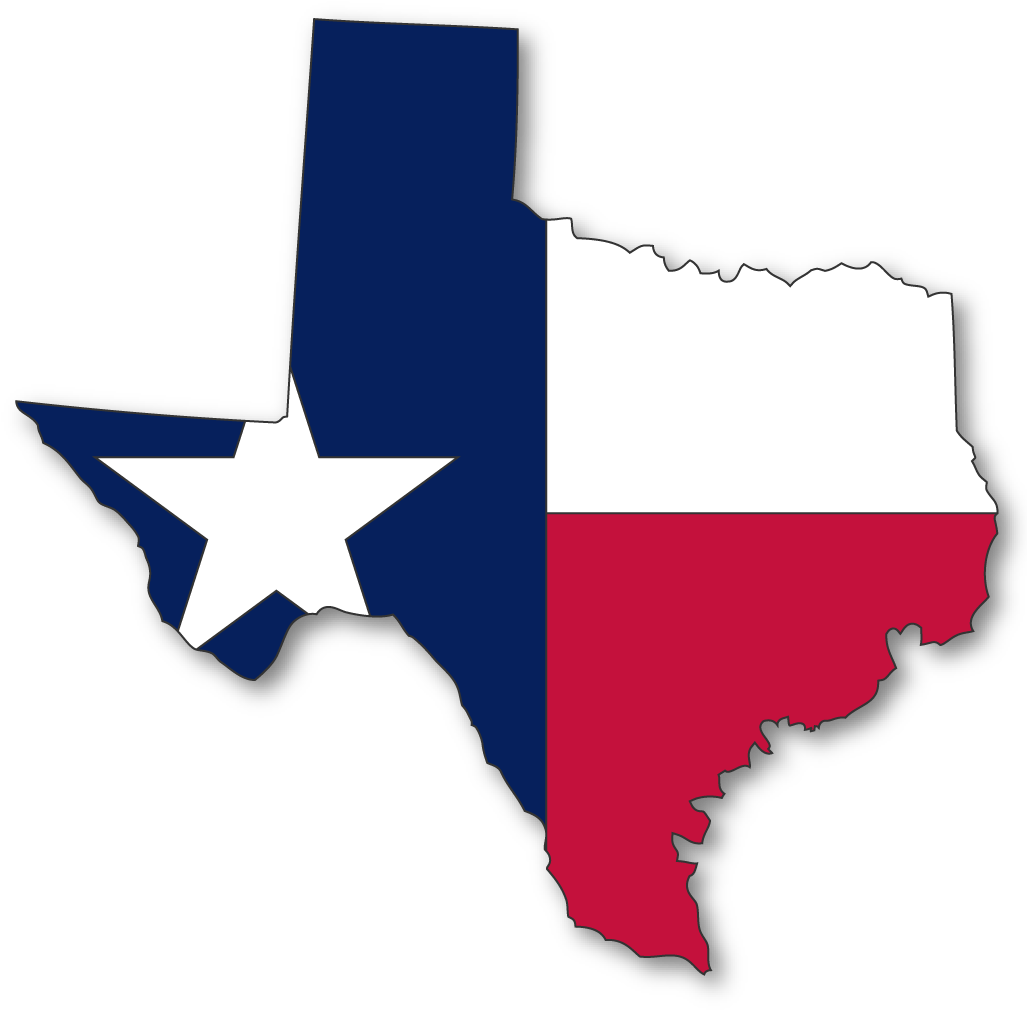 Texas Medical Malpractice Insurance Costs, Limitations, - Texas Outline With Flag (1042x1042), Png Download
