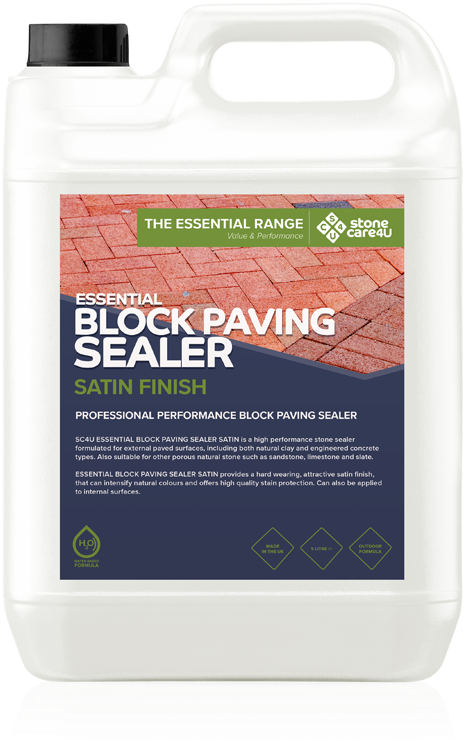 Essential Block Paving Sealer Satin 5l Bottle - Floor (800x800), Png Download