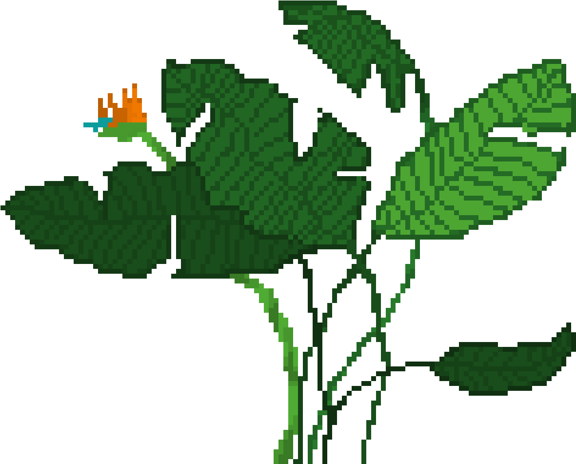 Bird Of Paradise Plant - Dino Run 2 (1280x950), Png Download