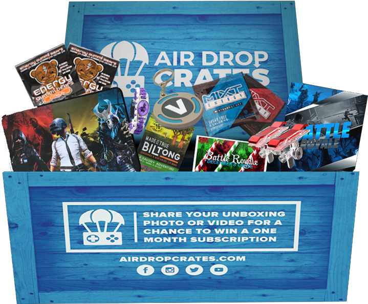 Battle Royale Crate - Gift Basket (1000x1000), Png Download