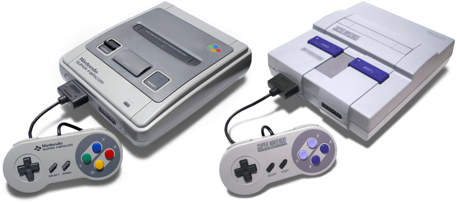 Nes And Snes Classic Edition Sales Have Dominated The - Super Famicom Vs Super Nintendo (900x400), Png Download