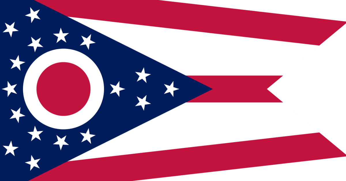 Ohio State Flag (1200x630), Png Download
