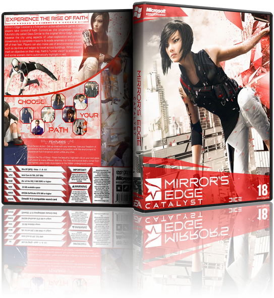Obrazek - Mirror's Edge (543x591), Png Download