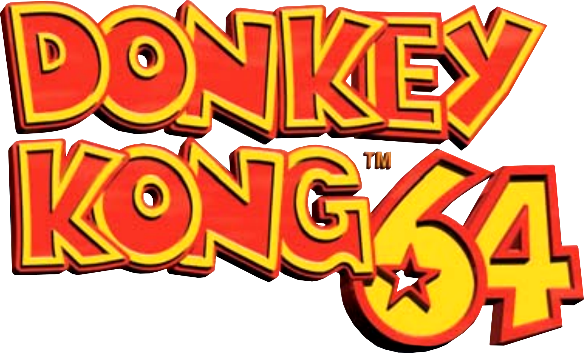 Donkey Kong 64 Logo (1936x1172), Png Download