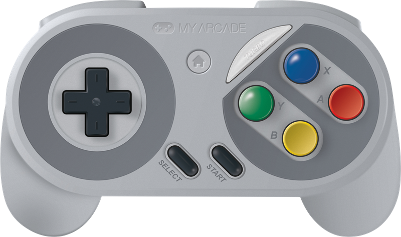 My Arcade Super Gamepad Snes/nes Classic - Snes Classic Wireless Controller (800x473), Png Download