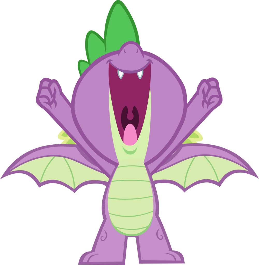 Memnoch, Dragon, Dragon Wings, Hands Up, Male, Molt - Mlp Spike With Wings (1000x1024), Png Download