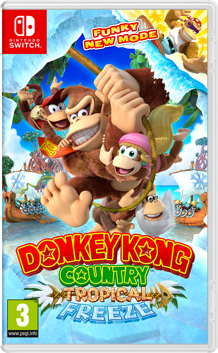 Donkey Kong Country - Nintendo Switch Donkey Kong Country Tropical Freeze (1280x1280), Png Download