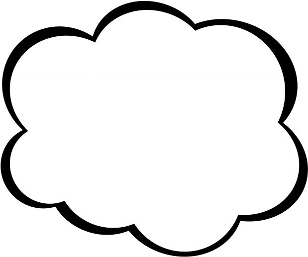 Speech Bubble - Heart (866x650), Png Download