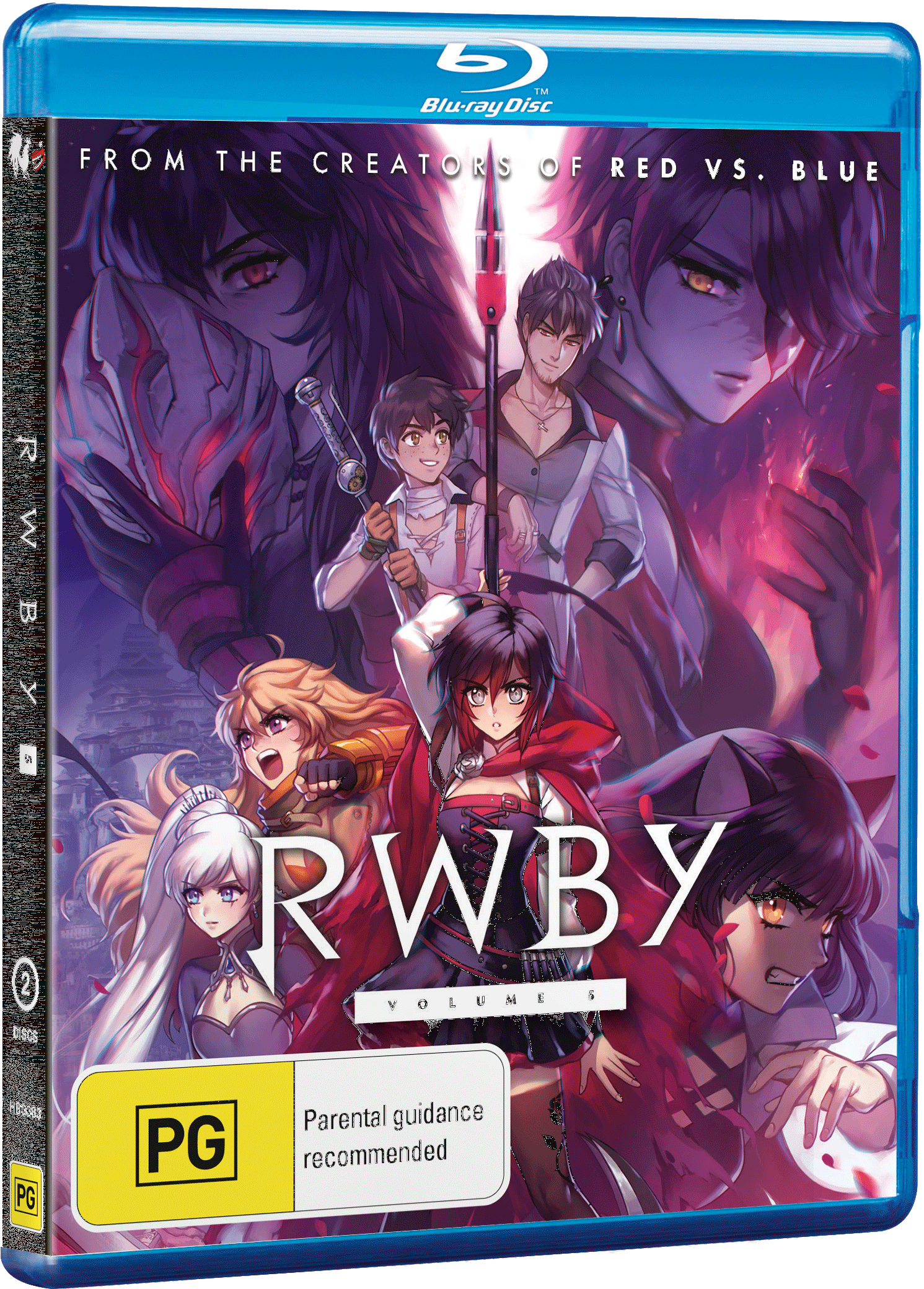 Rwby Volume 5 Blu Ray (1563x2147), Png Download