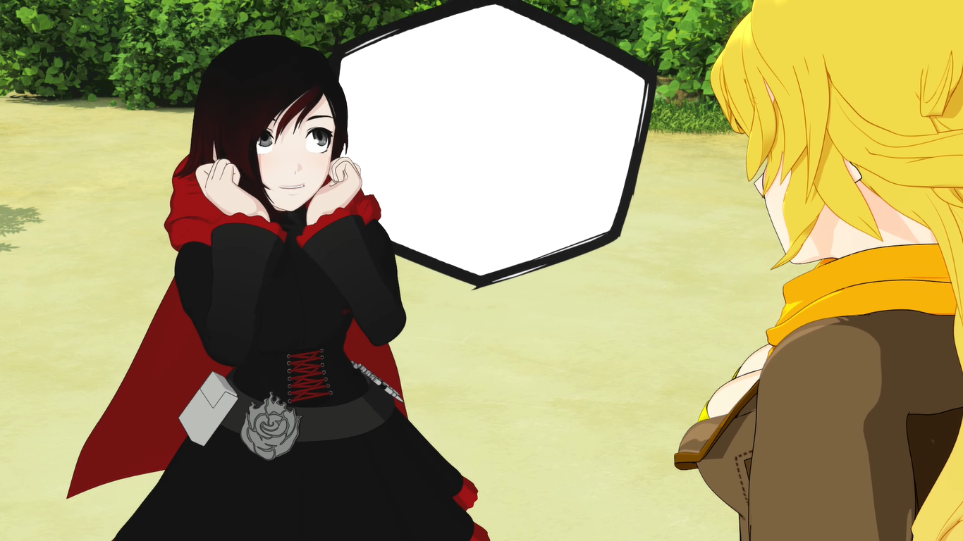Thinking About Crescent Rose-kun - Rwby Neo Vol 6 (1366x768), Png Download
