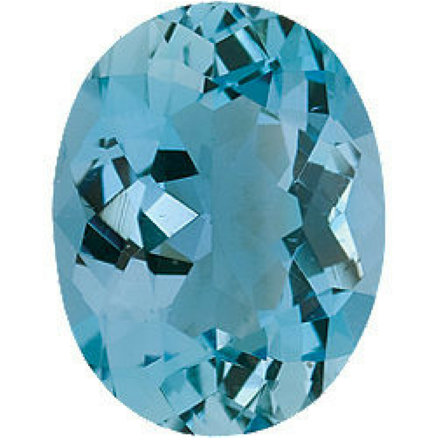 Usna Class Ring Aquamarine - Diamond (1000x1000), Png Download