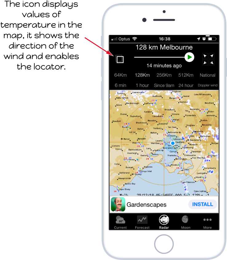 The Doppler Wind Function Is Visually Grouped With - Iphone (1200x1000), Png Download