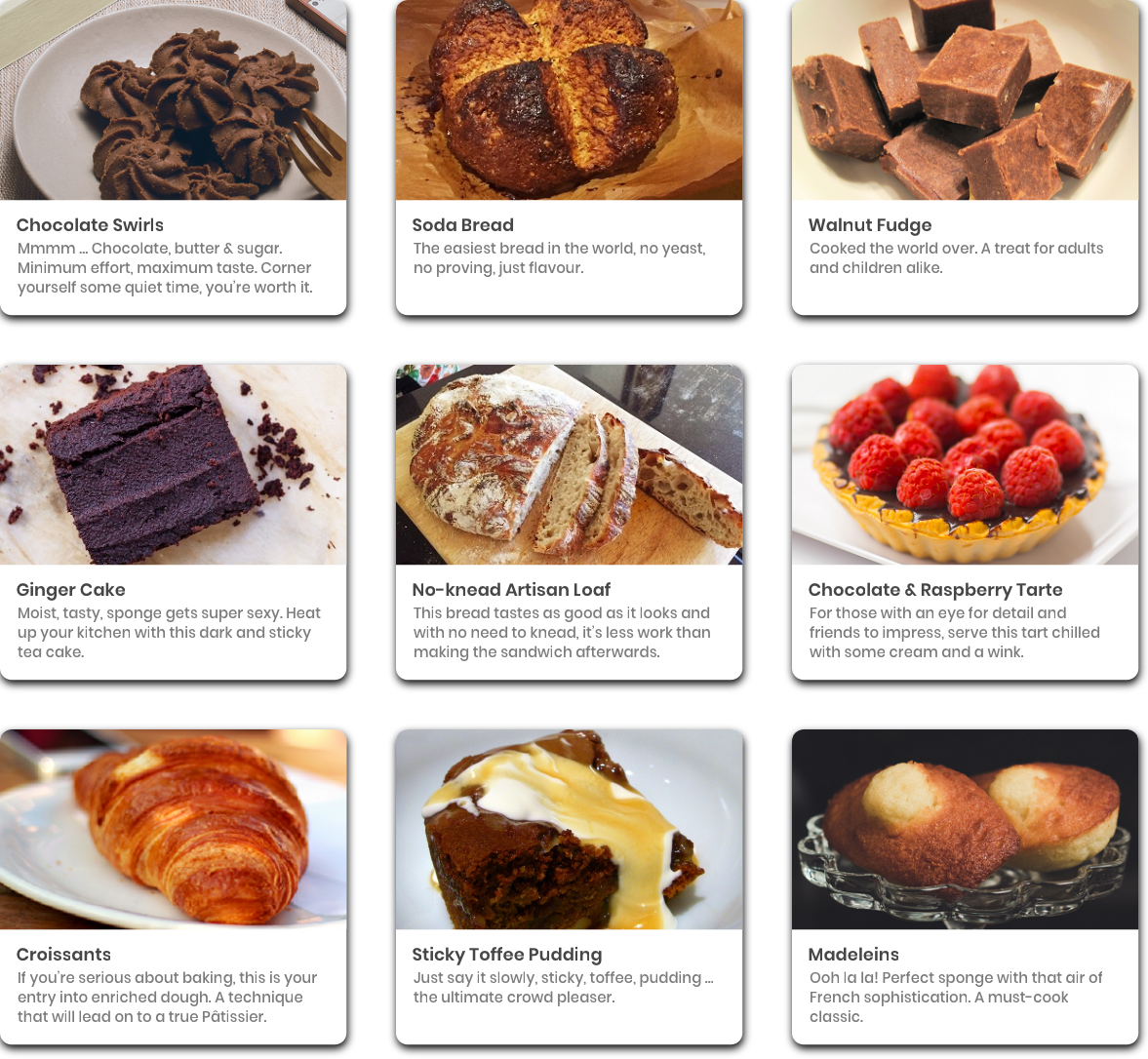 Baked Goods (1177x1086), Png Download