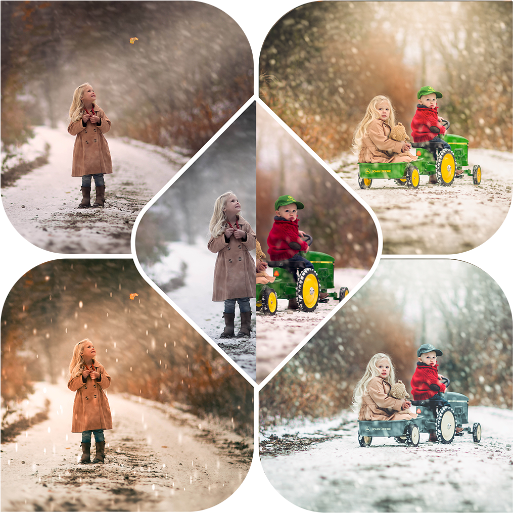 Winter Bundle Winter Wonderland Preset Collection Cozy - Snow (1024x1024), Png Download