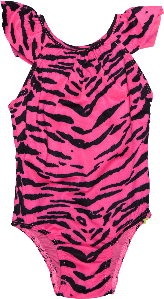 Ice Cream Castles Tiger Stripe One Piece Swimsuit - Maillot (1310x1310), Png Download