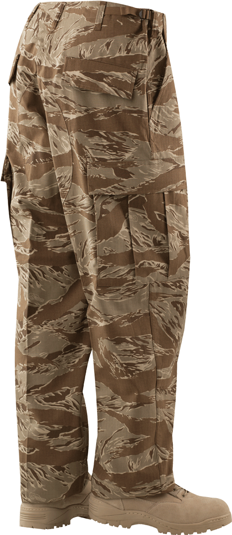 Bdu Pants Desert Tiger Stripe Truspec - Desert Tiger Stripe Bdu Pants (900x1174), Png Download