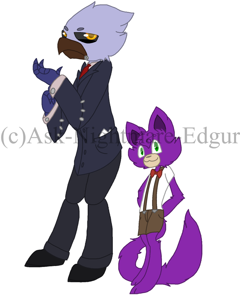 Roger And Larry Whiskers - Black Cat Art Toontown (772x1035), Png Download