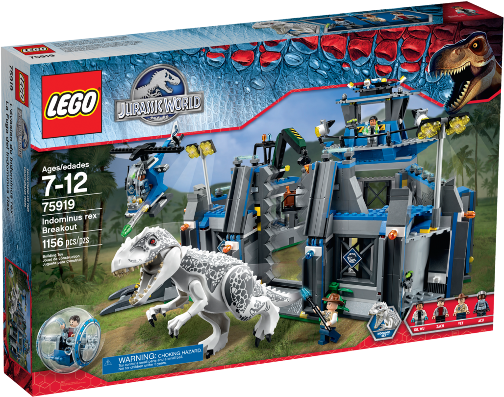 75919 Indominus Rex™ Breakout - Lego 75919 (1488x837), Png Download