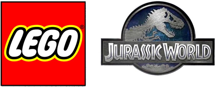 Lego Jurassic World Logo (800x444), Png Download