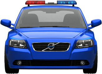 Views - Police Car (1004x373), Png Download